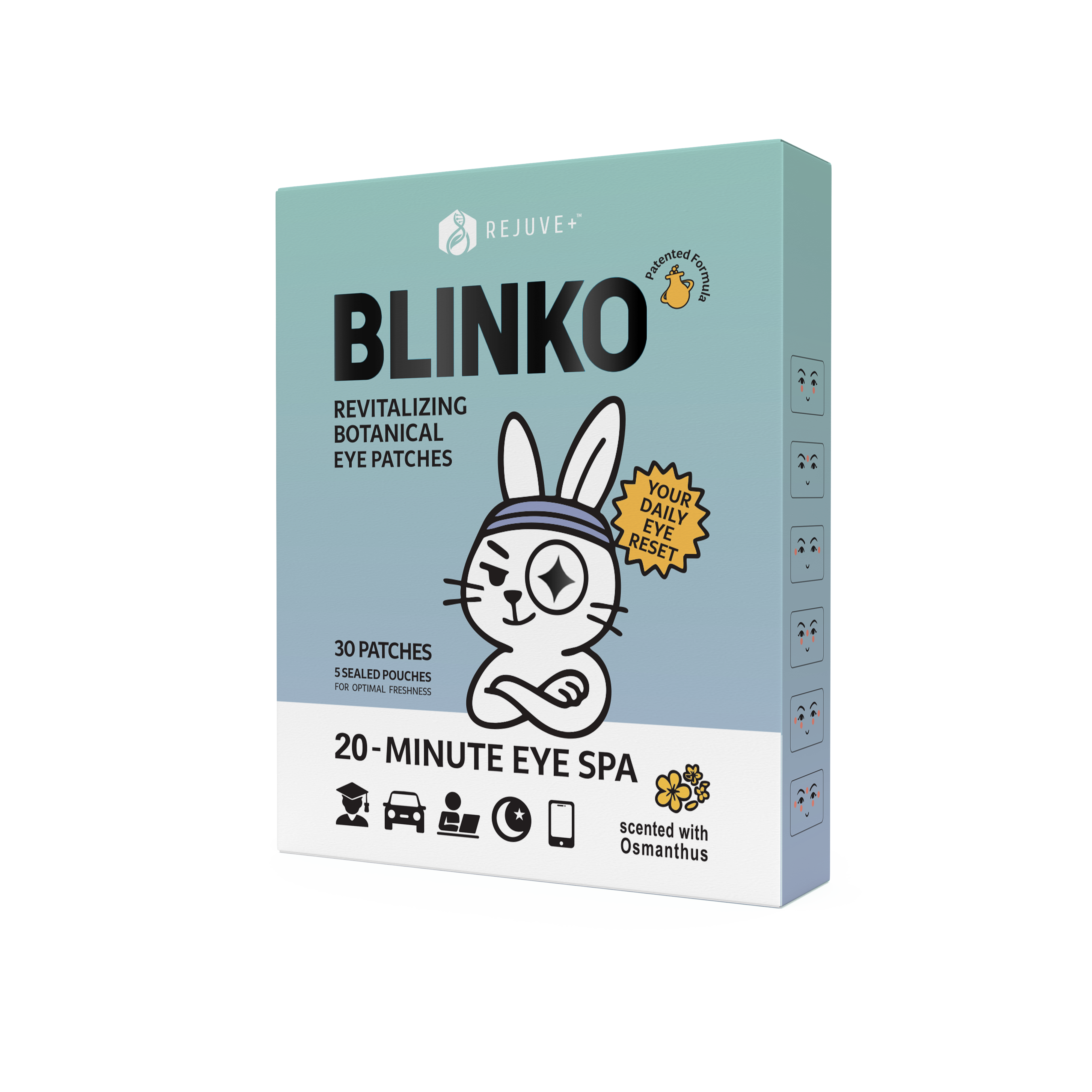 Rejuve+® BLINKO™ Eye Revitalizing Patches Original - Osmanthus Scent