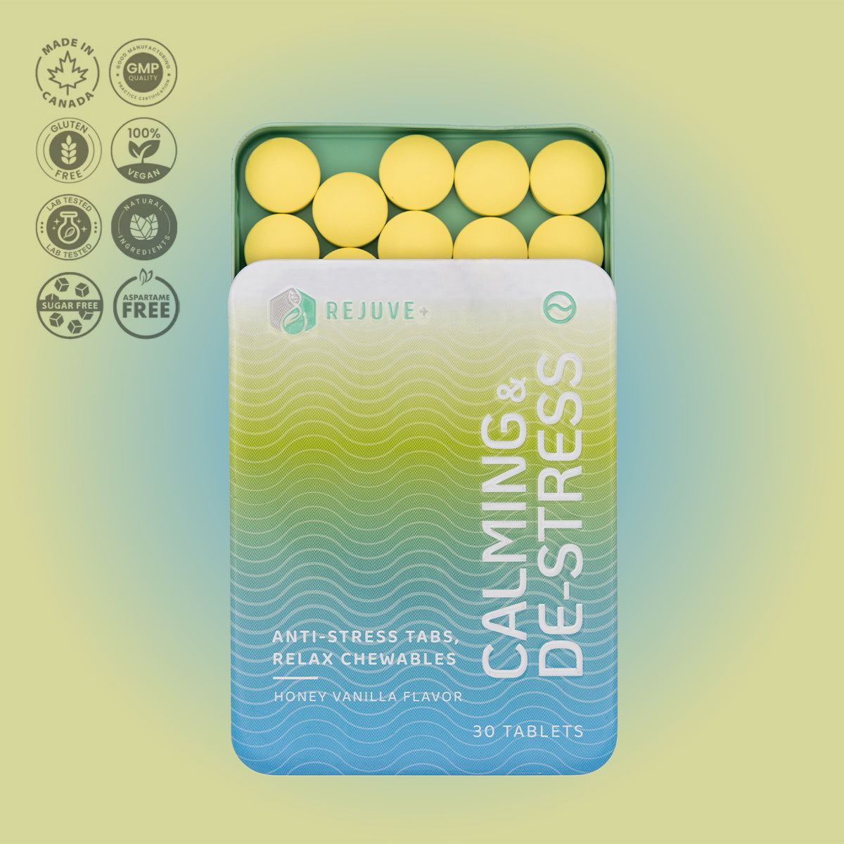 Rejuve+® Calming & De-Stress (30 Tablets)