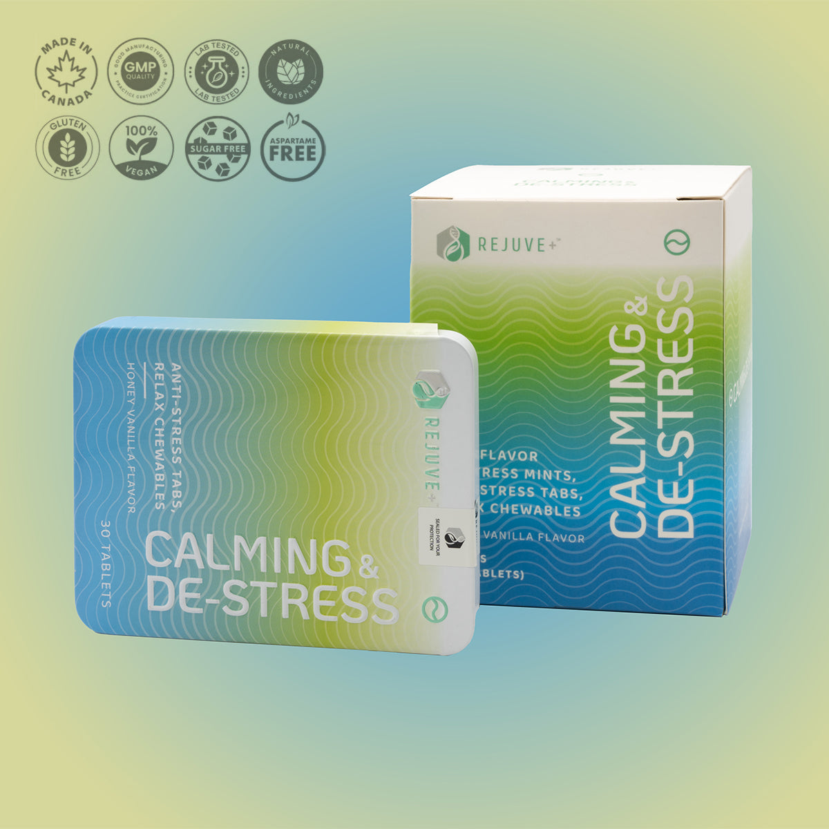 Rejuve+® Calming & De-Stress (30 Tablets)