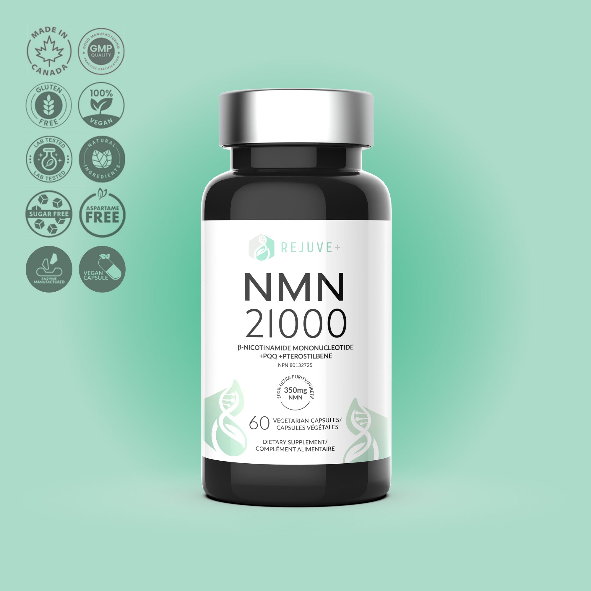 Rejuve+® NMN21000 - 4in1 Formula (60 Capsules)