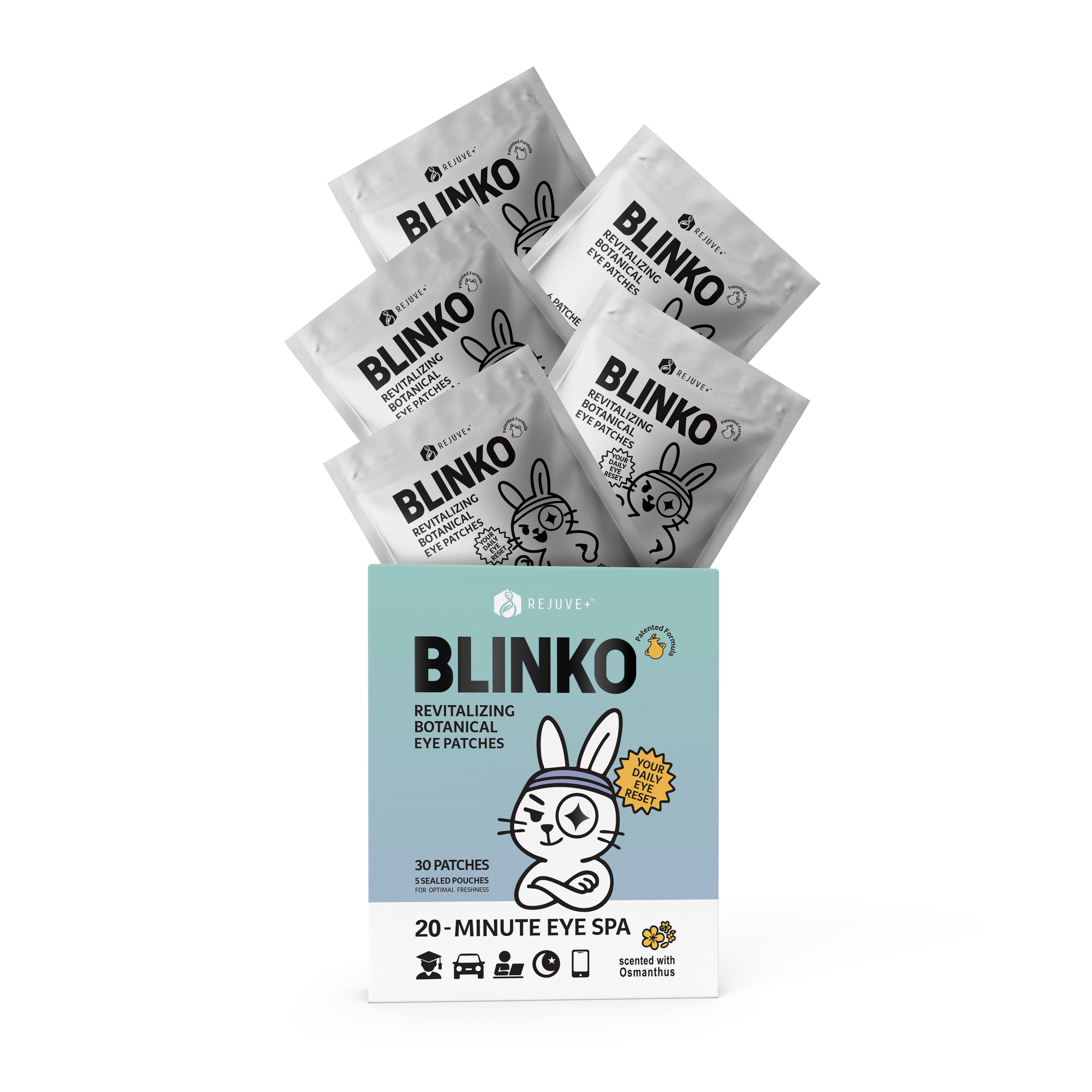 Rejuve+® BLINKO™ Eye Revitalizing Patches Original - Osmanthus Scent